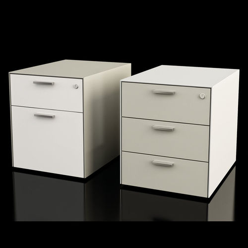 Metal office unit - BORDINO  - Dieffebi - 3-drawer / 2-drawer / on casters