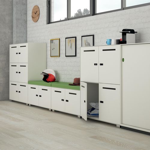Steel locker - PRIMO - Dieffebi - for office