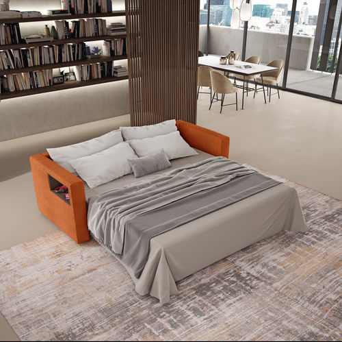Modular sofa - TUDOR - Doimo Salotti - bed / contemporary / fabric