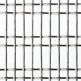 Stainless steel woven wire fabric - IKON 205 - LOCKER Group - galvanised steel / for facade / elongated mesh