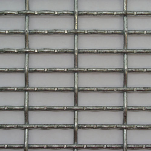 Aluminum woven wire fabric - IKON 511 - LOCKER Group - for facade / elongated mesh