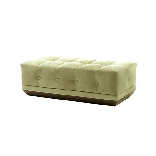 Traditional upholstered bench - CAESAR P 902 - Elledue srl - fabric / green
