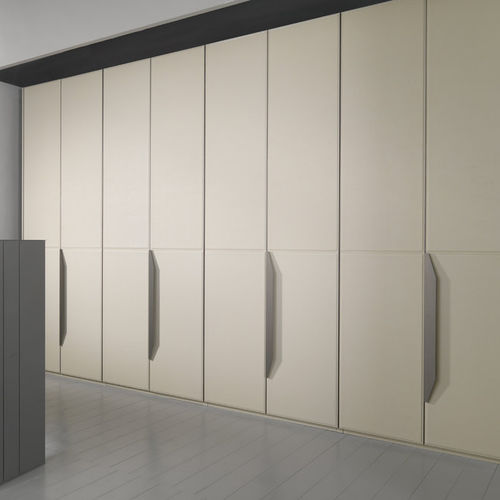 Contemporary wardrobe - ATLANTE FLORES  - Emmebi Industria Mobili - lacquered wood / oak / walnut