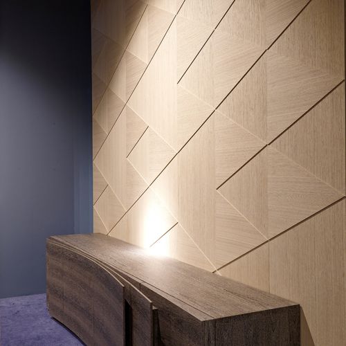 Furniture wood panel - ARLEQUIN - Emmemobili - wall / oak / cherrywood