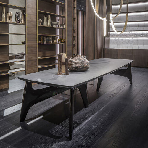 Contemporary table - MEMOIRE - Emmemobili - oak / walnut / ash