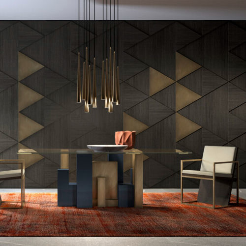 Interior wood panel - ARLEQUIN - Emmemobili - wall / oak / cherrywood