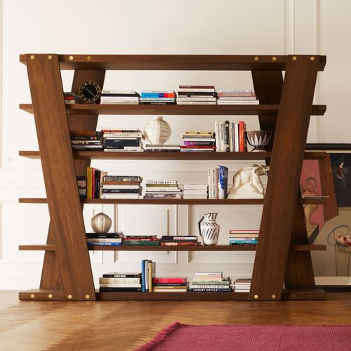 Contemporary shelf - MISTERIX - Emmemobili - wooden / by Ferruccio Laviani