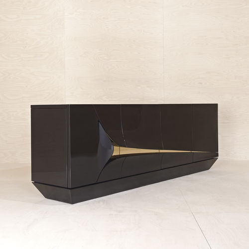 Contemporary sideboard - DAKAR  - Emmemobili - lacquered wood / oak / by Ferruccio Laviani