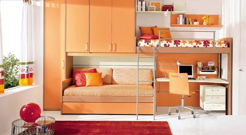 Wooden children's bedroom furniture set - P.9 - Faer Ambienti - unisex