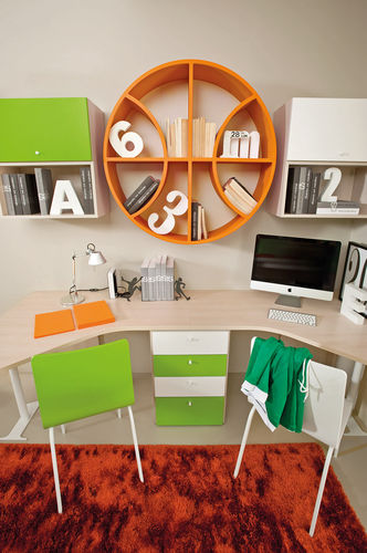 Contemporary desk - SPORT - BASKET 1 - Faer Ambienti - wooden / child's