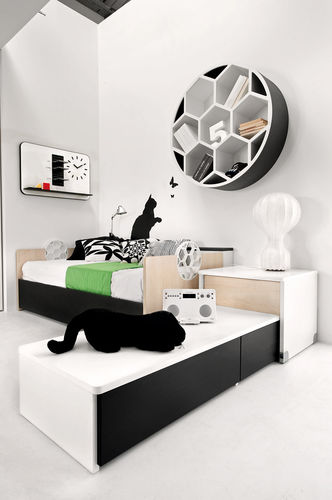 White children's bedroom furniture set - SPORT - CALCIO 1 - Faer Ambienti - unisex
