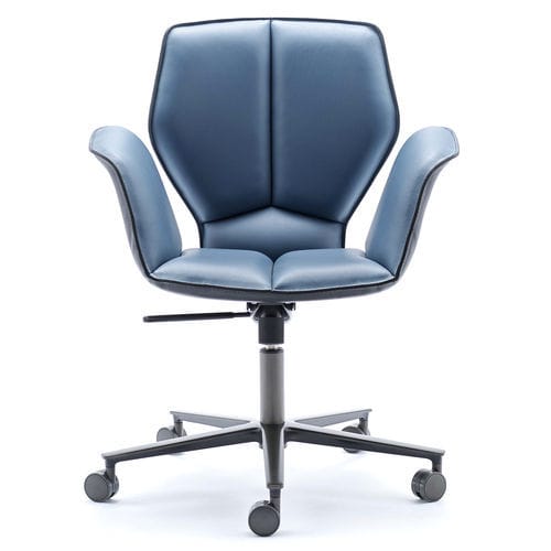 Contemporary executive chair - FOSCA BIG ABW - fasem - leather / steel / upholstered