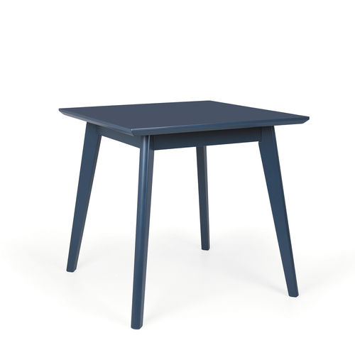 Contemporary dining table - PIXIE QUAD - Fenabel- The heart of seating - wooden / wooden base / square