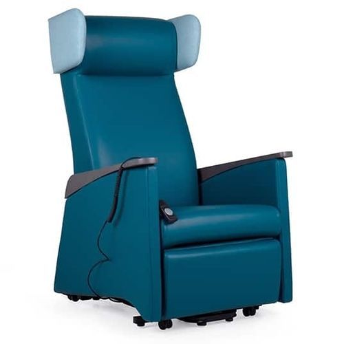 Contemporary armchair - KYARA RELAX BRM ELEV - Fenabel- The heart of seating - leather / with footrest / wing