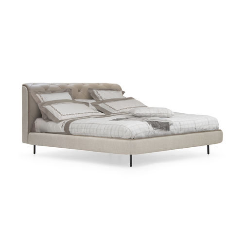 Double bed - OVERSEAS  - Formitalia Group - contemporary / upholstered / with headboard