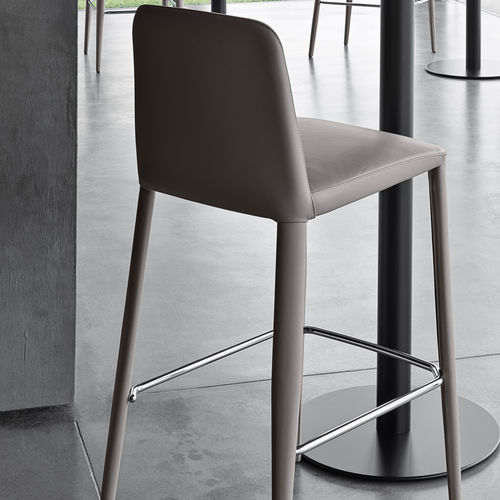 Contemporary bar chair - Elf B - Frag - indoor / fabric / leather