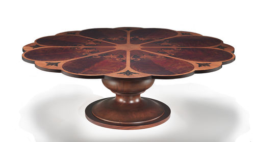 Classic table - ENGLISH-ROSE 6900 - Fratelli Boffi - wooden / wooden base / round