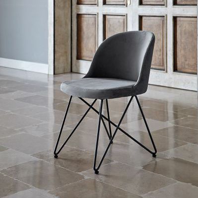 Contemporary chair - CLEO S154MX - Friulsedie Sud by Dalmasson - indoor / velvet / wool