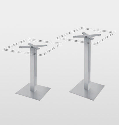 Stainless steel table base - I60X60110 / I60X60 - Gaber - contemporary / commercial