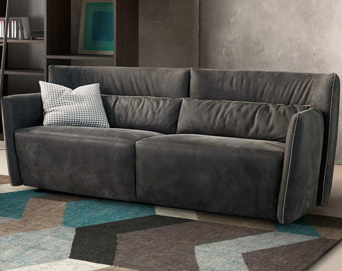 Modular sofa - TULIP - Gamma Arredamenti International - contemporary / leather / 2-person