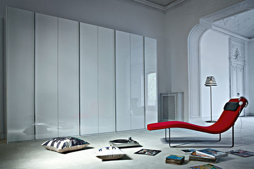 Contemporary wardrobe - ARIZONA - Giellesse di Galli Luigi eAlessandro e C. - lacquered wood / oak / melamine