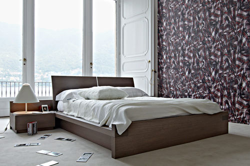 Double bed - AVALON - Giellesse di Galli Luigi eAlessandro e C. - contemporary / with headboard / oak