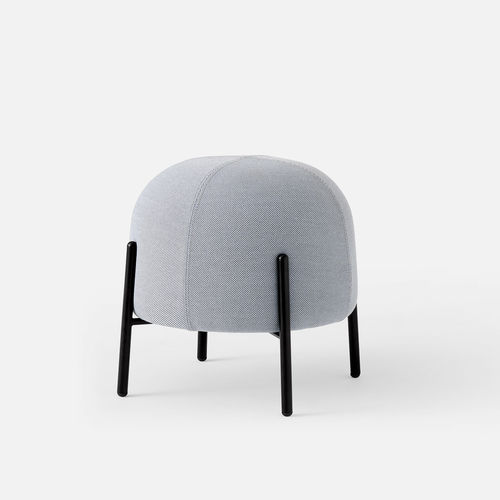 Contemporary stool - SALLY - + HALLE - wooden base / upholstered / commercial