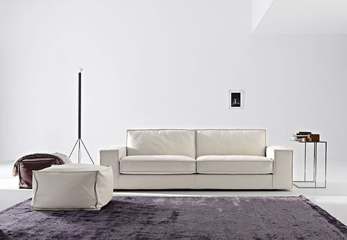 Corner sofa - METROPOL - Gurian - beige / white / fabric