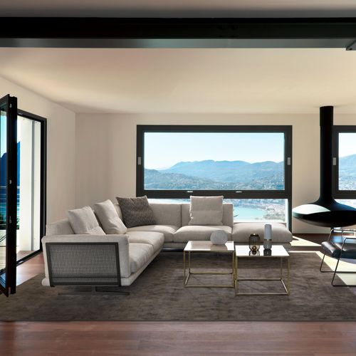 Modular sofa - LEON - Gyform - contemporary / outdoor / fabric