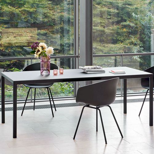 Contemporary table - T12  - Hay a/s - steel / steel base / rectangular