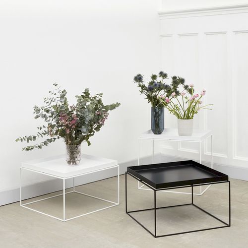 Contemporary coffee table - TRAY  - Hay a/s - metal / rectangular / home