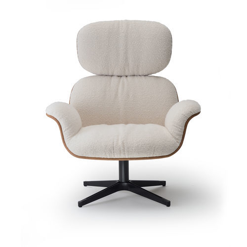 Modern armchair - BRUMA - i4 MARIANI - leather / synthetic leather / animal skin