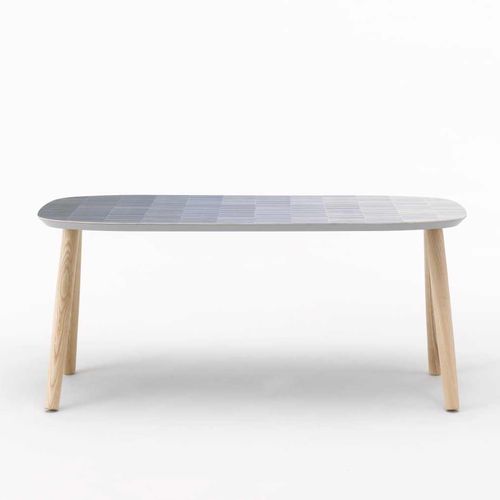 Contemporary coffee table - ASHLEY B - I.T.F. DESIGN SRL - solid wood / ash / ceramic
