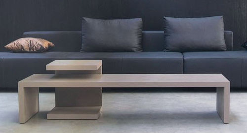Contemporary coffee table - SINTESE - Indera nv - wooden / rectangular / square