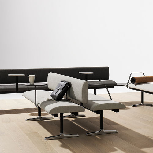 Modular upholstered bench - TEIUS - Lammhults Möbel AB - contemporary / fabric / leather