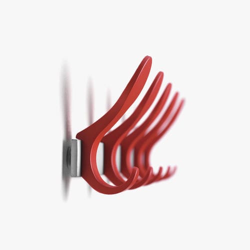 Wall-mounted coat rack - STAND-BY - Lammhults Möbel AB - contemporary / metal / ABS