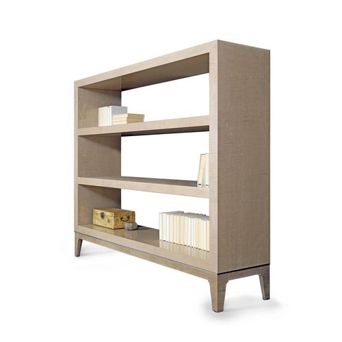 Contemporary shelf - MPLACE - Malerba - wooden / leather