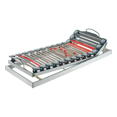 Single mattress support - SYNCHROFLEX® - Manifattura Falomo - slatted / manual