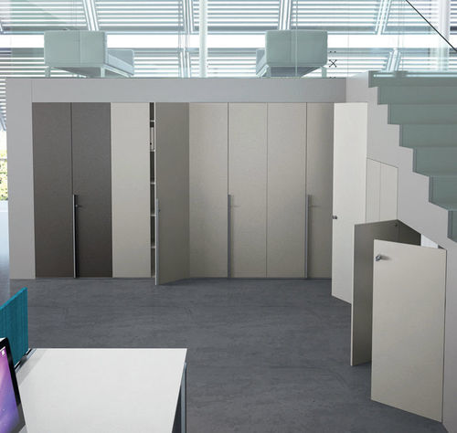 Office storage wall - GALAXY : LISCIA - Martex - wooden
