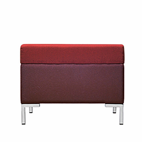 Contemporary pouf - ABACO 753 - et al. - fabric / steel / rectangular