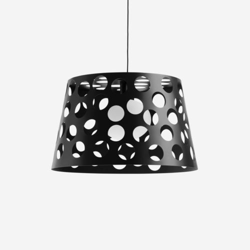 Pendant lamp - Bolle L - MIDJ - lacquered metal / contemporary / corded