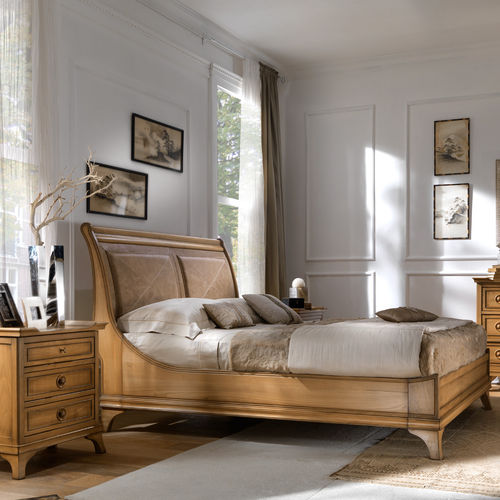 Double bed - ART. GN5108-4G/P - Mobili Busatto - traditional / with upholstered headboard / wooden