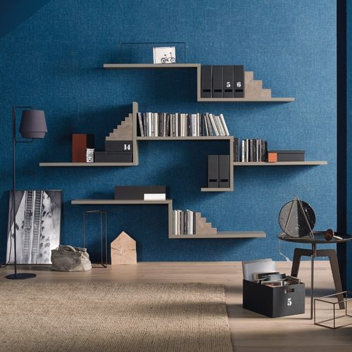 Wall shelf - LAMPO L6C40 - SANGIACOMO - modular / contemporary / lacquered wood