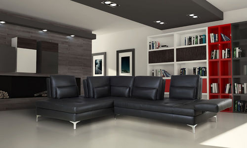 Modular sofa - CAMALEON - Nieri - contemporary / fabric / leather