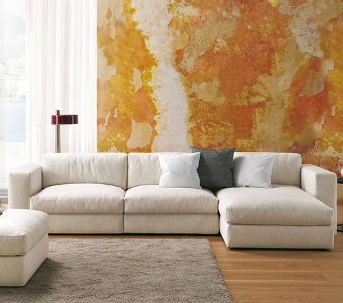 Modular sofa - MILANO - Pol 74 - contemporary / fabric / with removable cover