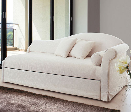 Sofa bed - Pol 74 - traditional / velvet / with removable cover