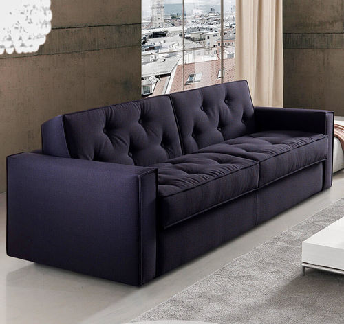 Sofa bed - ULBUTÙN - Pol 74 - contemporary / fabric / violet