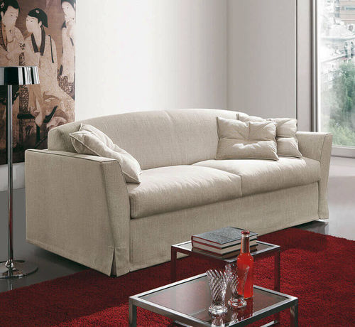 Sofa bed - VENEZIA - Pol 74 - contemporary / fabric / with removable cover