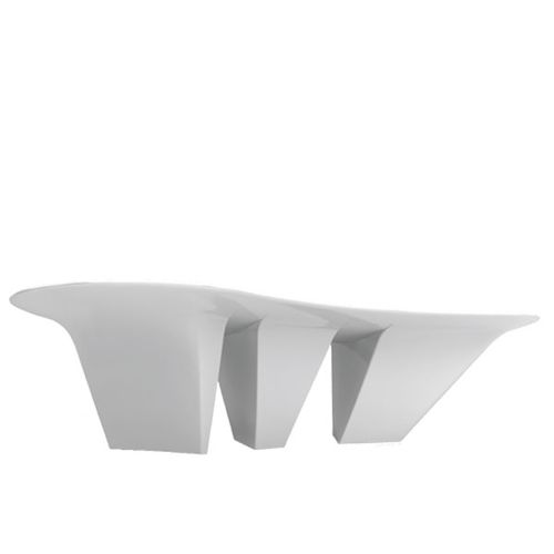 Original design table - LIENA PUNTO DOPPIA LINEA - Sawaya & Moroni - resin / round / oval