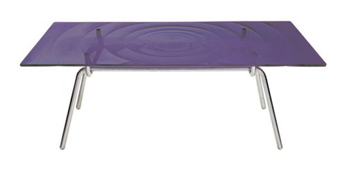 Contemporary table - FERGUS - Sawaya & Moroni - plastic / steel / rectangular